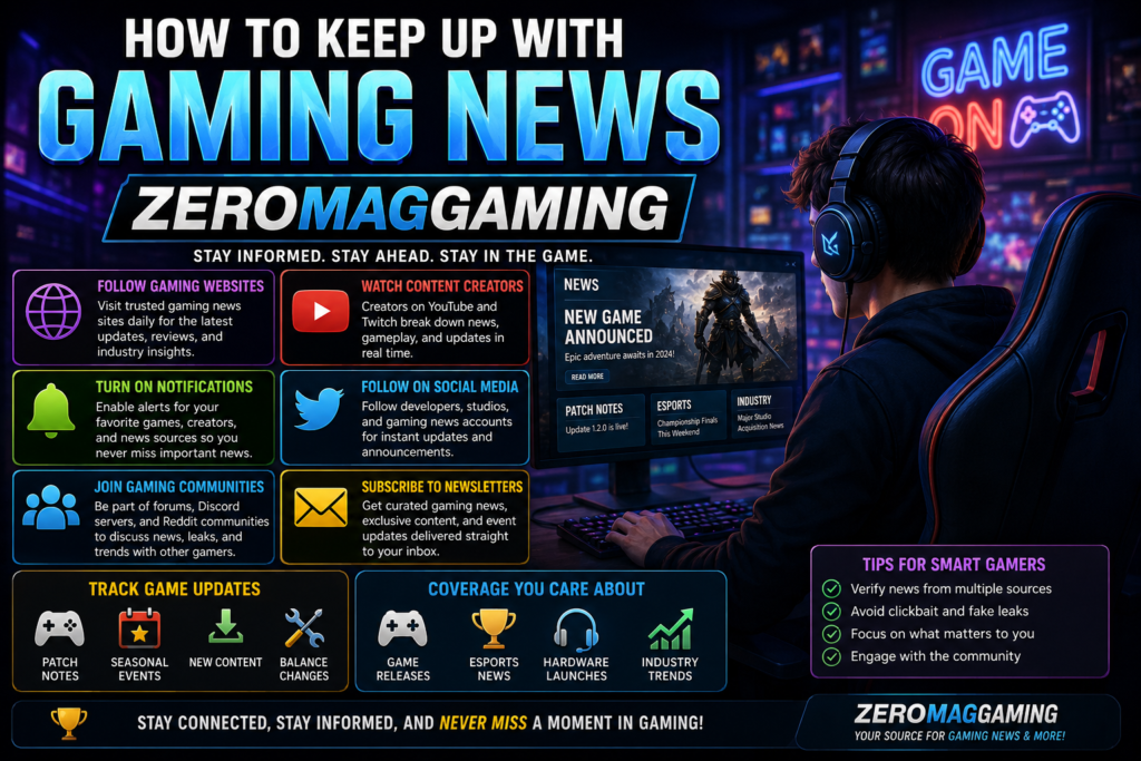 How to Keep Up with Gaming News ZeroMagGaming Your Complete Guide