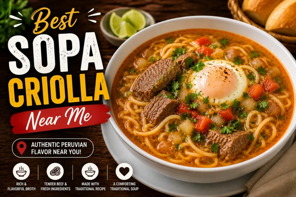 Best Sopa Criolla Near Me: A Complete Guide to Finding Authentic Peruvian Comfort Food